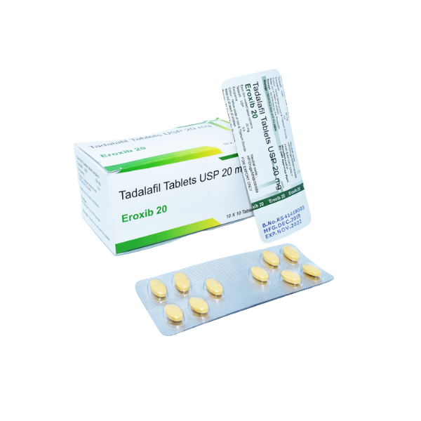 Eroxib 20mg tadalafil tablets - lifecarepills